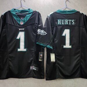 Jalen Hurts Eagles Black Jersey